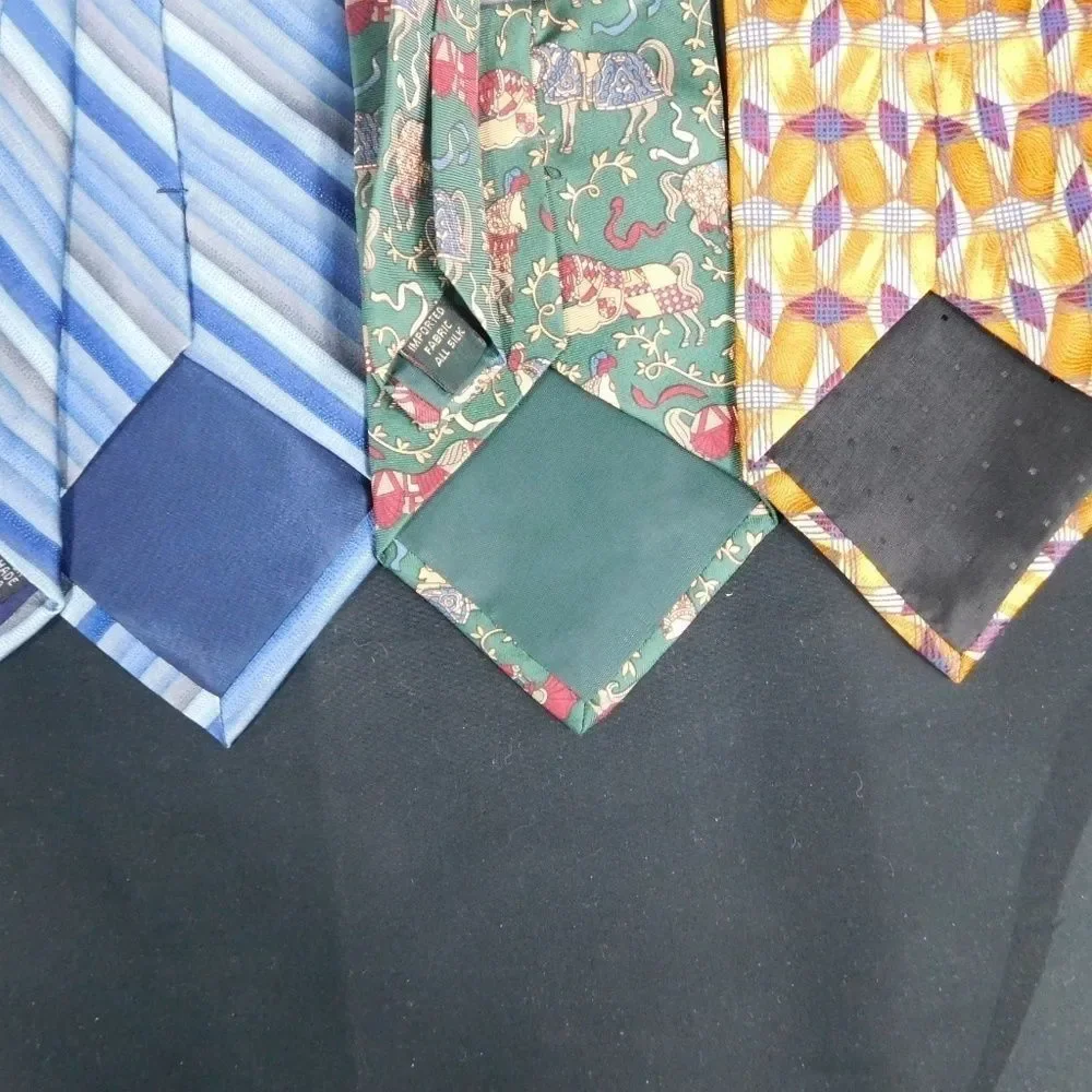 Lord & Taylor Pin-stripe, Geometric, Abstract Ties - Picture 2 of 5